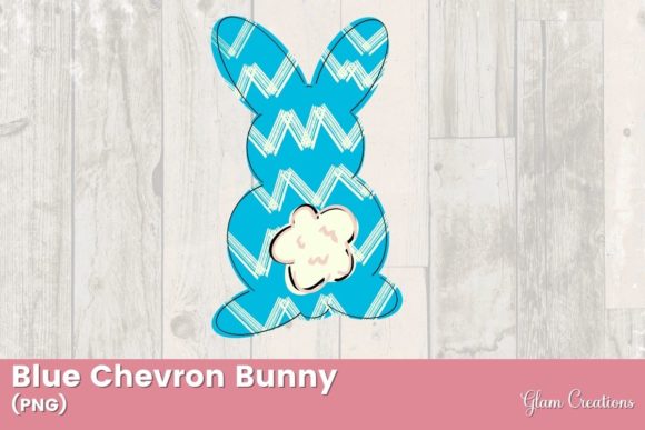 Blue Chevron Bunny: A Versatile Digital Asset for Creative Projects