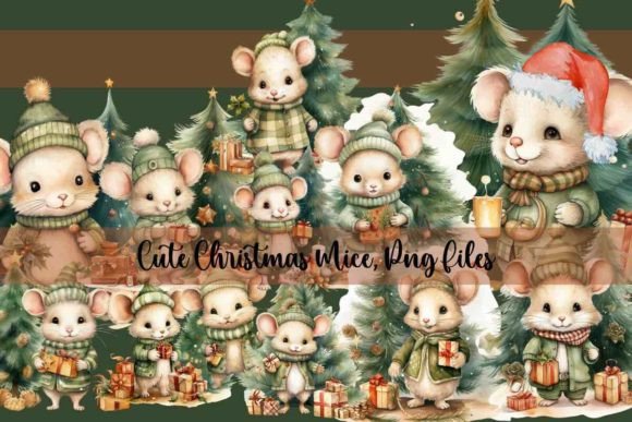 Christmas Png Files, Cute Mice: A Strategic Asset for Holiday Creativity
