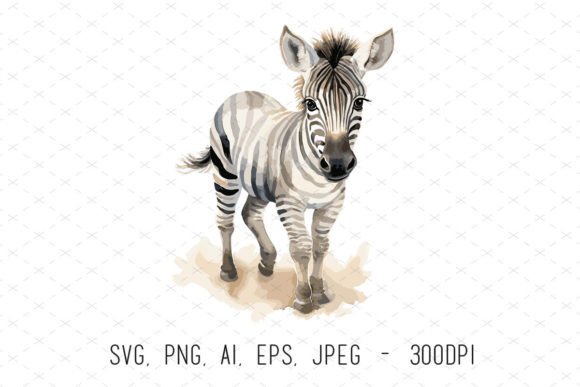 Cute Baby Zebra Sublimation Clipart: The Ultimate Digital Asset for Creative Projects