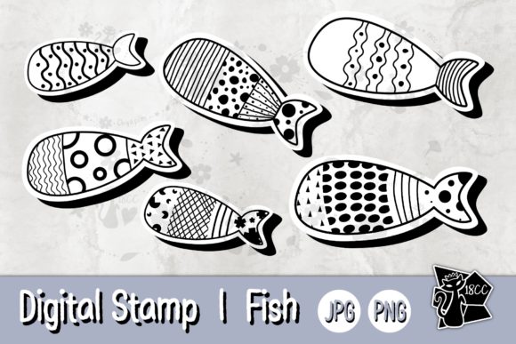 Digital Stamp Fish 02 Bw: A Versatile Resource for Creative Projects