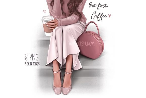 Fashion Girl Clipart and Coffee Clipart: A Guide to High-Quality Digital Assets