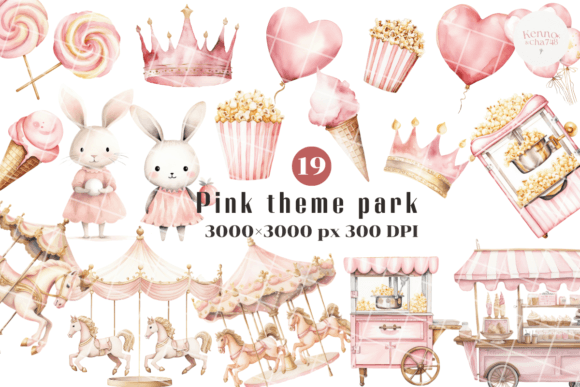 Pink Theme Park Clipart Amusement Park: A Practical Guide for Digital Creators