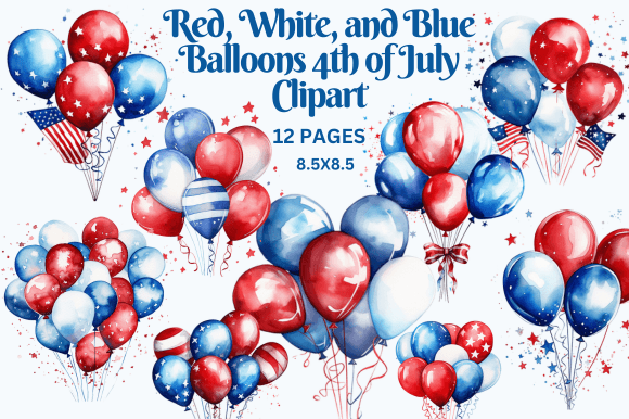 Red, White, and Blue Balloons 4th of Jul: A Guide to Smart Digital Downloads