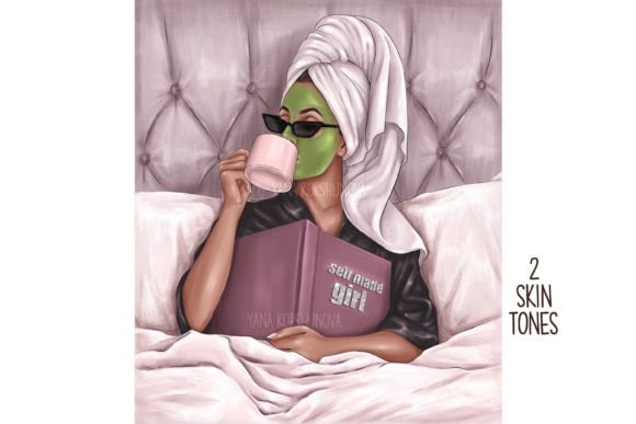 Self-made Woman Clipart and Morning Girl: A Practical Guide to Hand-Drawn Digital Assets