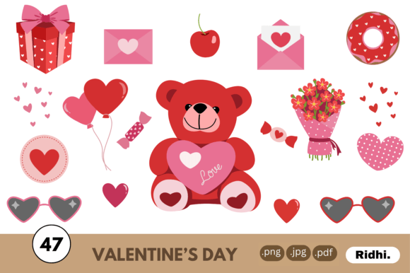 Valentine's Day Clipart for Designers