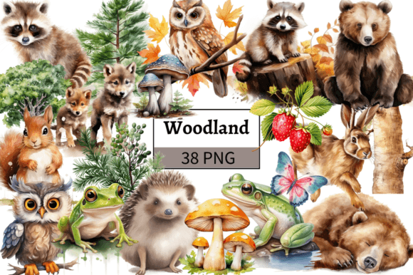 Watercolor Woodland Animals Clipart PNG: A Practical Evaluation